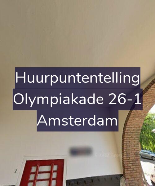 Foto gevel Huurpuntentelling voor Olympiakade 26-1, Amsterdam