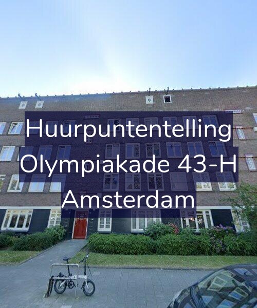 Foto gevel Huurpuntentelling voor Olympiakade 43-H, Amsterdam