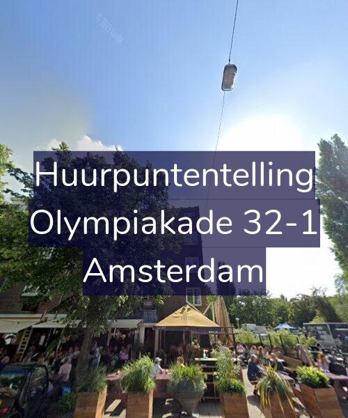 Foto gevel Huurpuntentelling voor Olympiakade 32-1, Amsterdam