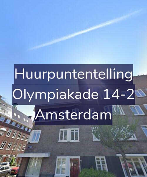 Foto gevel Huurpuntentelling voor Olympiakade 14-2, Amsterdam