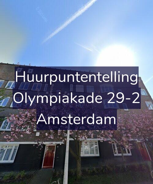 Foto gevel Huurpuntentelling voor Olympiakade 29-2, Amsterdam