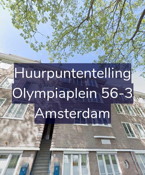 Foto gevel Huurpuntentelling voor Olympiaplein 56-3, Amsterdam