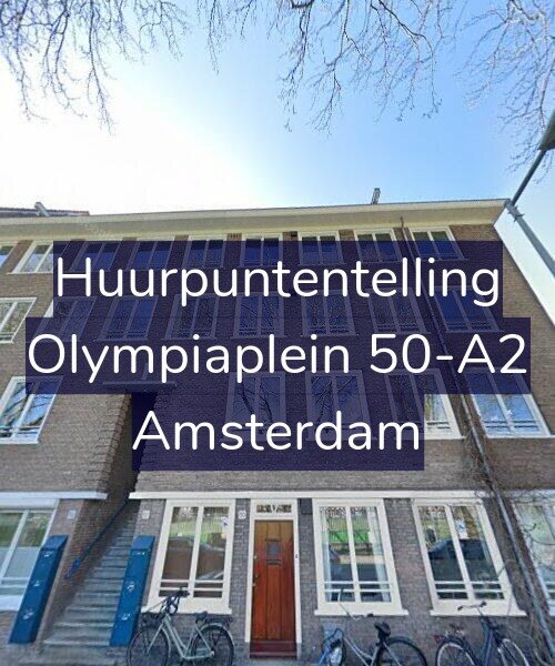 Foto gevel Huurpuntentelling voor Olympiaplein 50-A2, Amsterdam