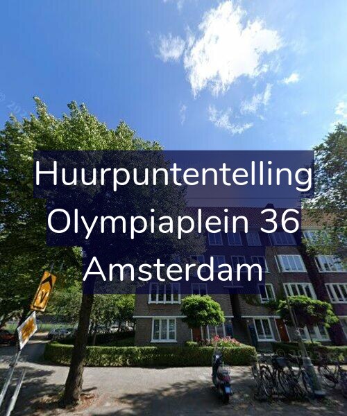 Foto gevel Huurpuntentelling voor Olympiaplein 36, Amsterdam