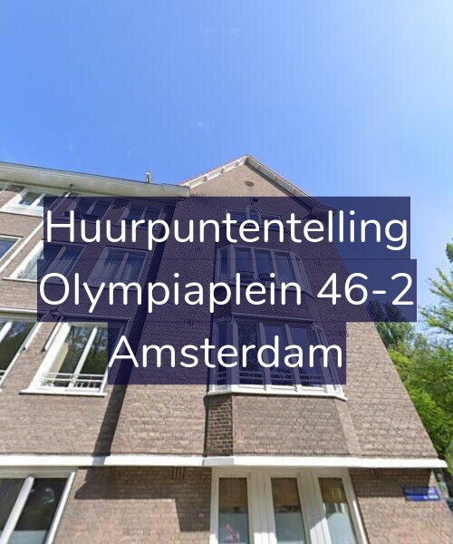 Foto gevel Huurpuntentelling voor Olympiaplein 46-2, Amsterdam