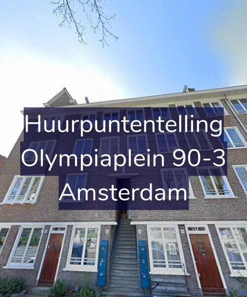 Foto gevel Huurpuntentelling voor Olympiaplein 90-3, Amsterdam