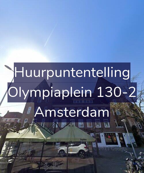 Foto gevel Huurpuntentelling voor Olympiaplein 130-2, Amsterdam
