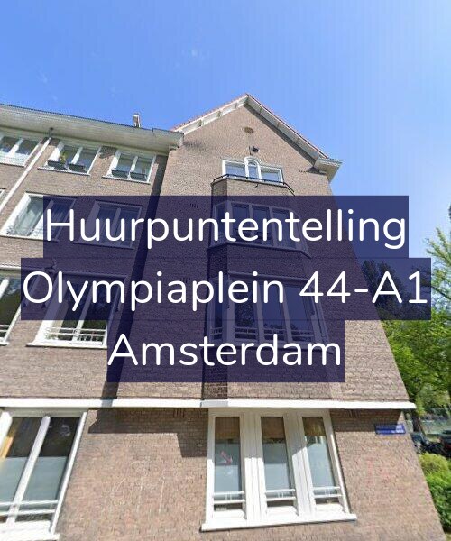 Foto gevel Huurpuntentelling voor Olympiaplein 44-A1, Amsterdam