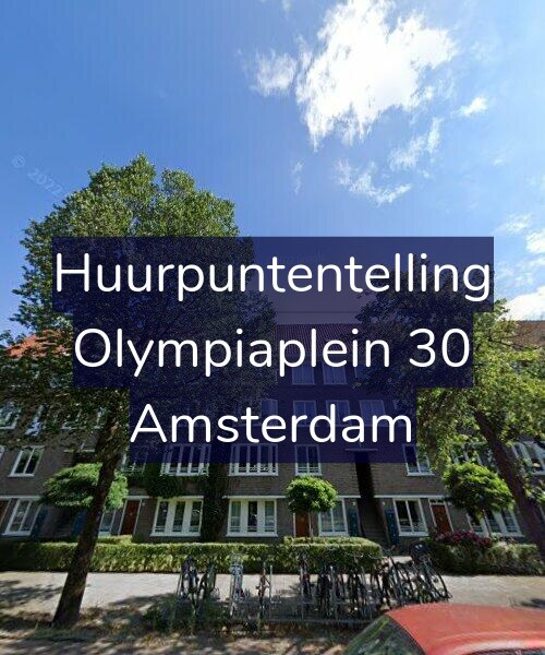 Foto gevel Huurpuntentelling voor Olympiaplein 30, Amsterdam