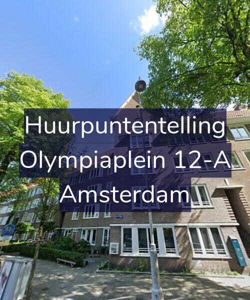 Foto gevel Huurpuntentelling voor Olympiaplein 12-A, Amsterdam