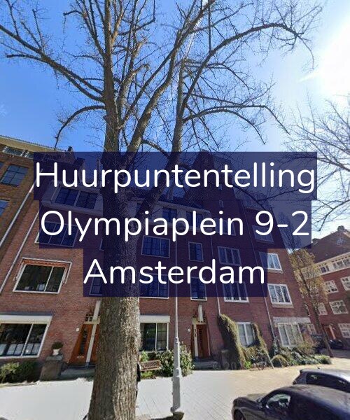 Foto gevel Huurpuntentelling voor Olympiaplein 9-2, Amsterdam