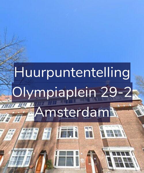 Foto gevel Huurpuntentelling voor Olympiaplein 29-2, Amsterdam