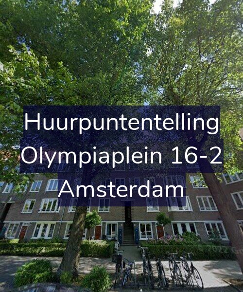 Foto gevel Huurpuntentelling voor Olympiaplein 16-2, Amsterdam