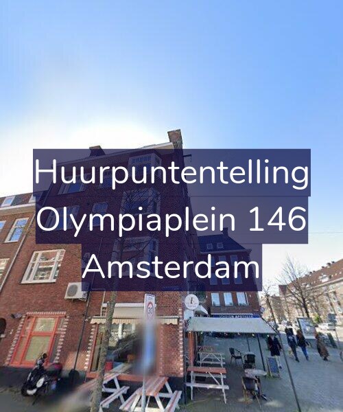 Foto gevel Huurpuntentelling voor Olympiaplein 146, Amsterdam