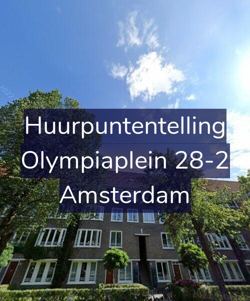 Foto gevel Huurpuntentelling voor Olympiaplein 28-2, Amsterdam