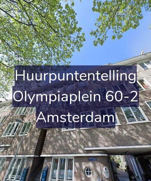 Foto gevel Huurpuntentelling voor Olympiaplein 60-2, Amsterdam