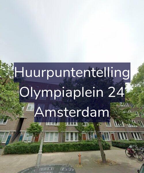 Foto gevel Huurpuntentelling voor Olympiaplein 24, Amsterdam