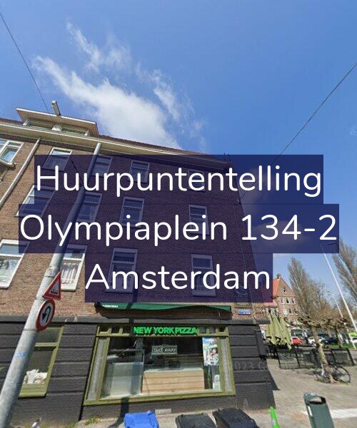 Foto gevel Huurpuntentelling voor Olympiaplein 134-2, Amsterdam