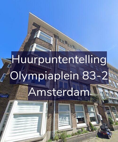 Foto gevel Huurpuntentelling voor Olympiaplein 83-2, Amsterdam