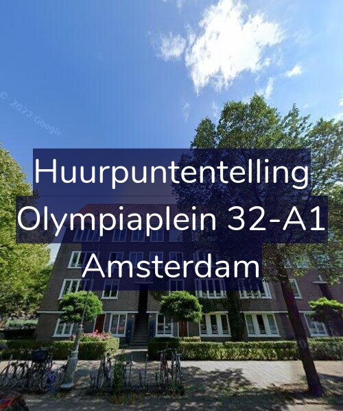 Foto gevel Huurpuntentelling voor Olympiaplein 32-A1, Amsterdam