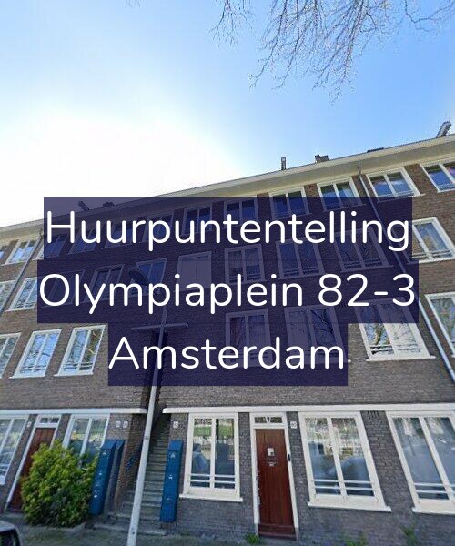 Foto gevel Huurpuntentelling voor Olympiaplein 82-3, Amsterdam