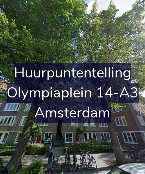 Foto gevel Huurpuntentelling voor Olympiaplein 14-A3, Amsterdam