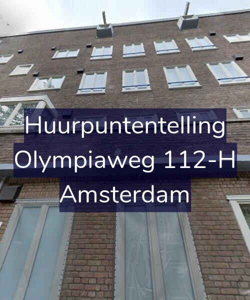 Foto gevel Huurpuntentelling voor Olympiaweg 112-H, Amsterdam