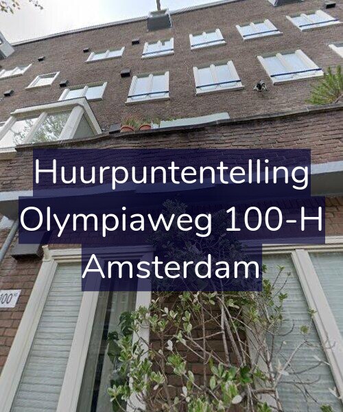 Foto gevel Huurpuntentelling voor Olympiaweg 100-H, Amsterdam