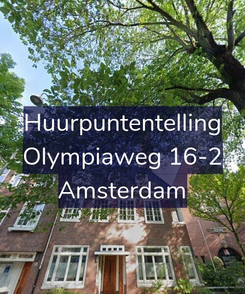 Foto gevel Huurpuntentelling voor Olympiaweg 16-2, Amsterdam