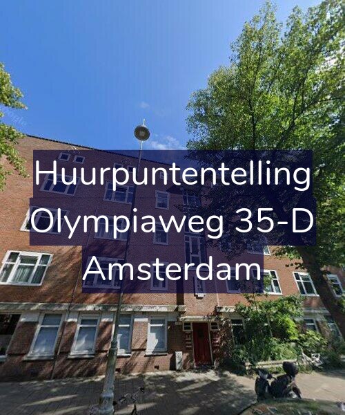 Foto gevel Huurpuntentelling voor Olympiaweg 35-D, Amsterdam