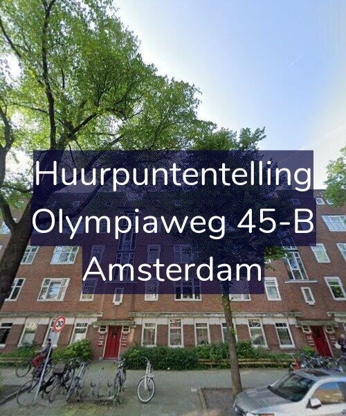 Foto gevel Huurpuntentelling voor Olympiaweg 45-B, Amsterdam