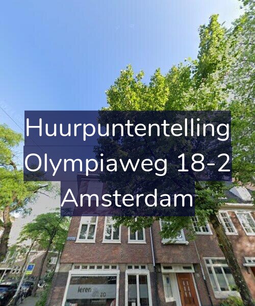 Foto gevel Huurpuntentelling voor Olympiaweg 18-2, Amsterdam