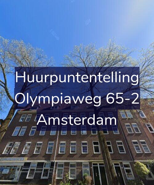 Foto gevel Huurpuntentelling voor Olympiaweg 65-2, Amsterdam