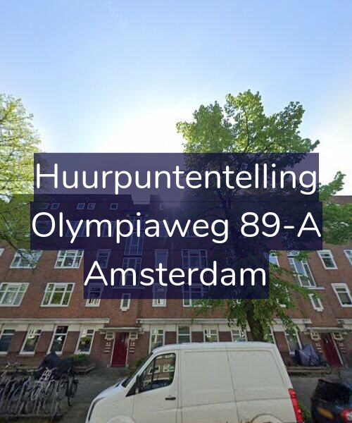 Foto gevel Huurpuntentelling voor Olympiaweg 89-A, Amsterdam