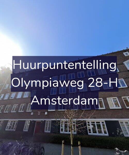 Foto gevel Huurpuntentelling voor Olympiaweg 28-H, Amsterdam