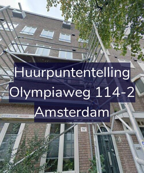 Foto gevel Huurpuntentelling voor Olympiaweg 114-2, Amsterdam