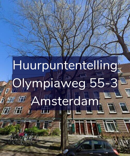 Foto gevel Huurpuntentelling voor Olympiaweg 55-3, Amsterdam