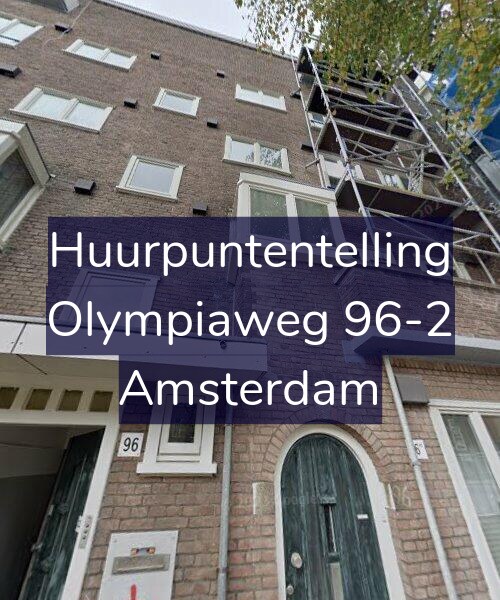 Foto gevel Huurpuntentelling voor Olympiaweg 96-2, Amsterdam