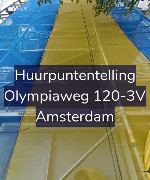 Foto gevel Huurpuntentelling voor Olympiaweg 120-3V, Amsterdam