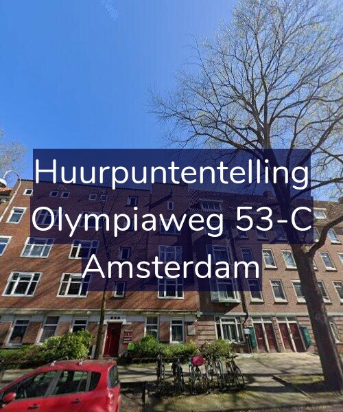 Foto gevel Huurpuntentelling voor Olympiaweg 53-C, Amsterdam