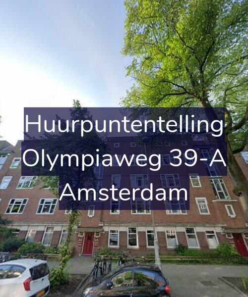 Foto gevel Huurpuntentelling voor Olympiaweg 39-A, Amsterdam