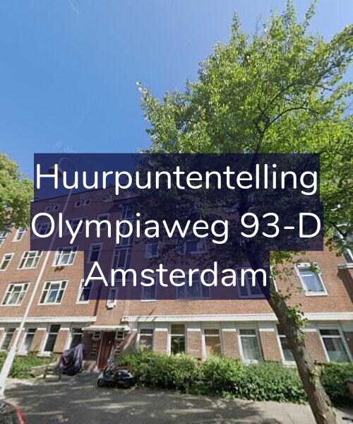 Foto gevel Huurpuntentelling voor Olympiaweg 93-D, Amsterdam