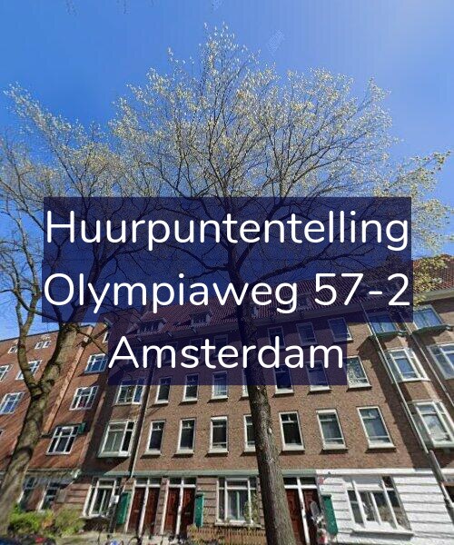 Foto gevel Huurpuntentelling voor Olympiaweg 57-2, Amsterdam