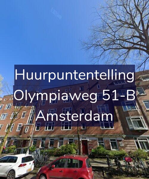 Foto gevel Huurpuntentelling voor Olympiaweg 51-B, Amsterdam
