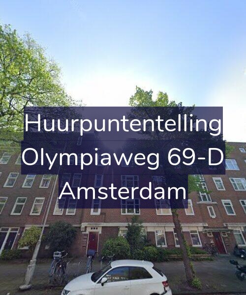 Foto gevel Huurpuntentelling voor Olympiaweg 69-D, Amsterdam