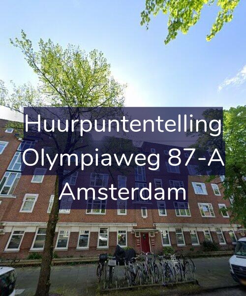 Foto gevel Huurpuntentelling voor Olympiaweg 87-A, Amsterdam