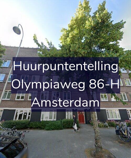 Foto gevel Huurpuntentelling voor Olympiaweg 86-H, Amsterdam