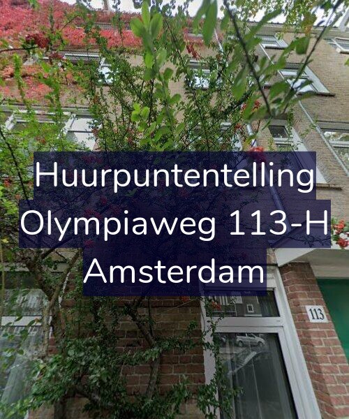 Foto gevel Huurpuntentelling voor Olympiaweg 113-H, Amsterdam