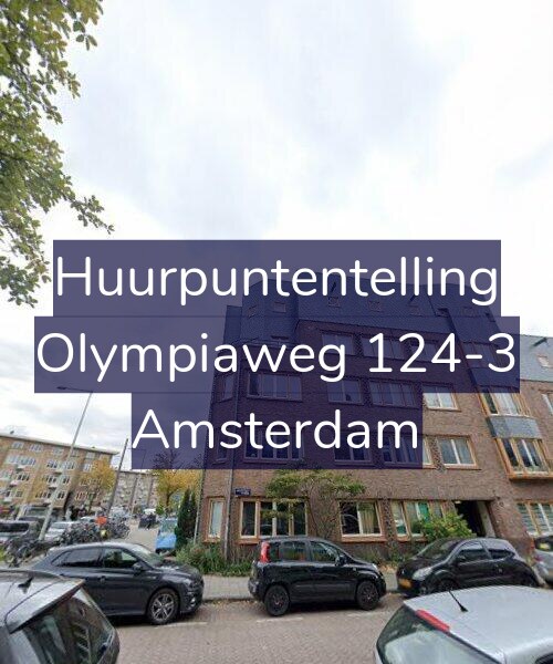 Foto gevel Huurpuntentelling voor Olympiaweg 124-3, Amsterdam