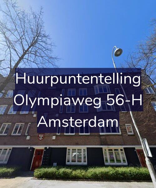 Foto gevel Huurpuntentelling voor Olympiaweg 56-H, Amsterdam